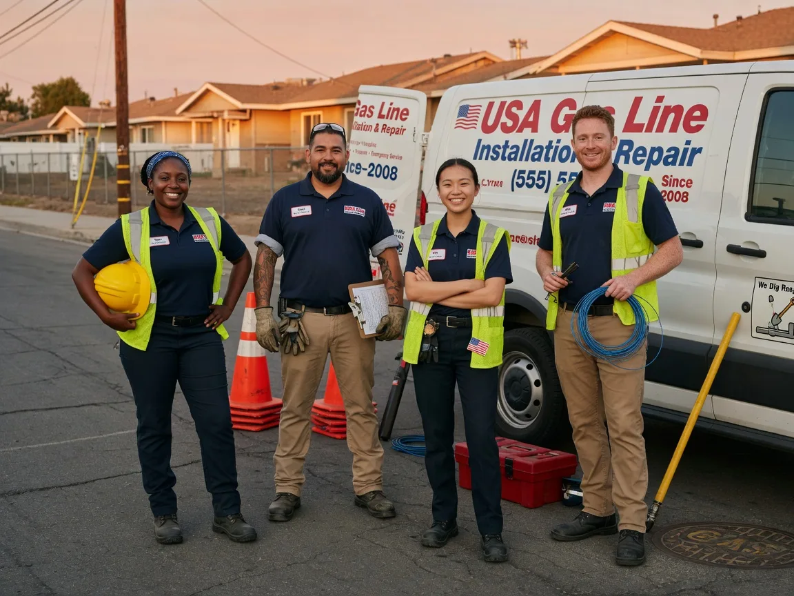 Gas Line Installation company in Vian, OK